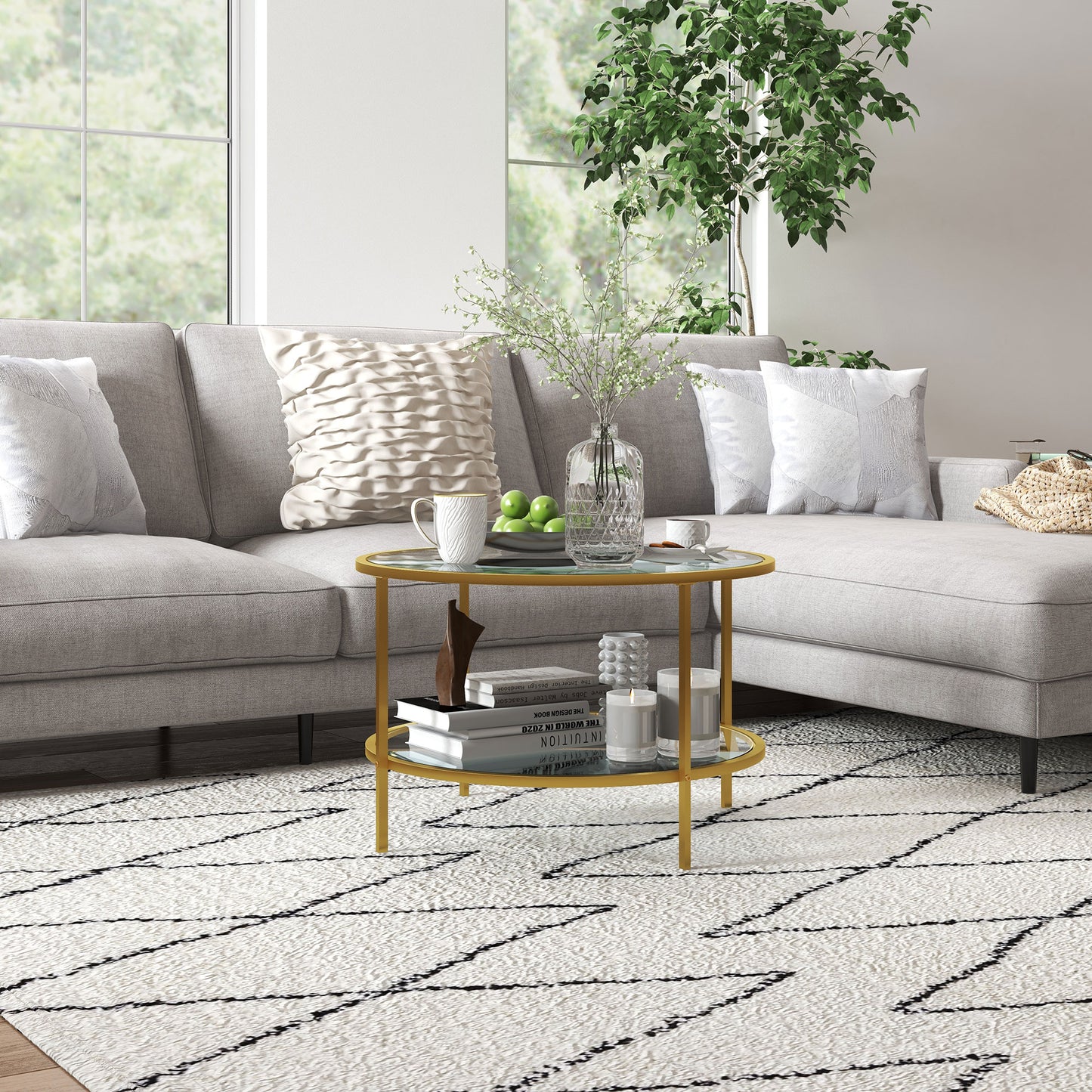 Side Table with Storage