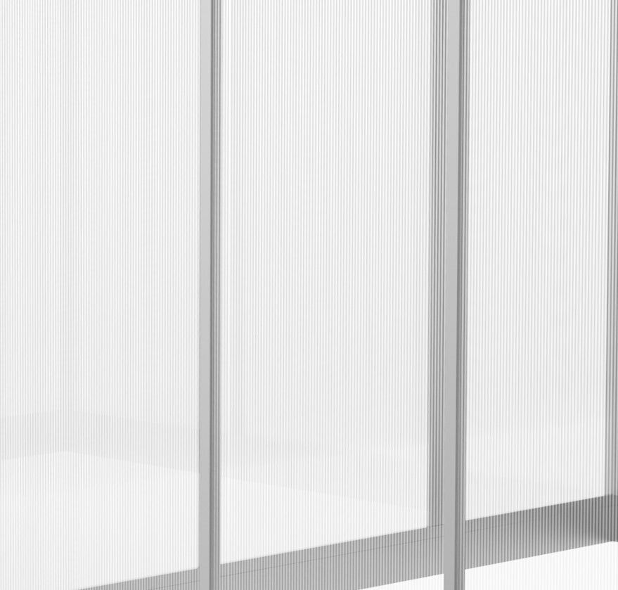 Greenhouse For Winter, 10' L X 6' W Walk-In Polycarbonate Greenhouse