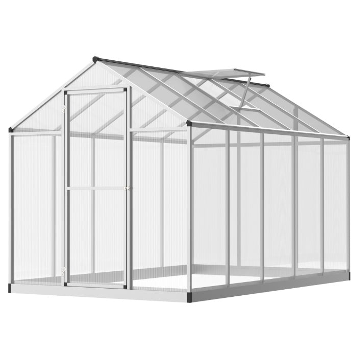 Greenhouse For Winter, 10' L X 6' W Walk-In Polycarbonate Greenhouse