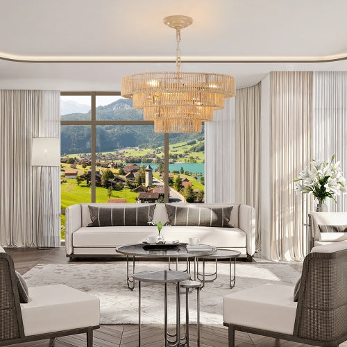 Bohemian Woven Chandelier